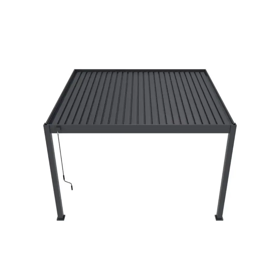 Orion Deluxe overkapping muur 300 x 360 cm antraciet