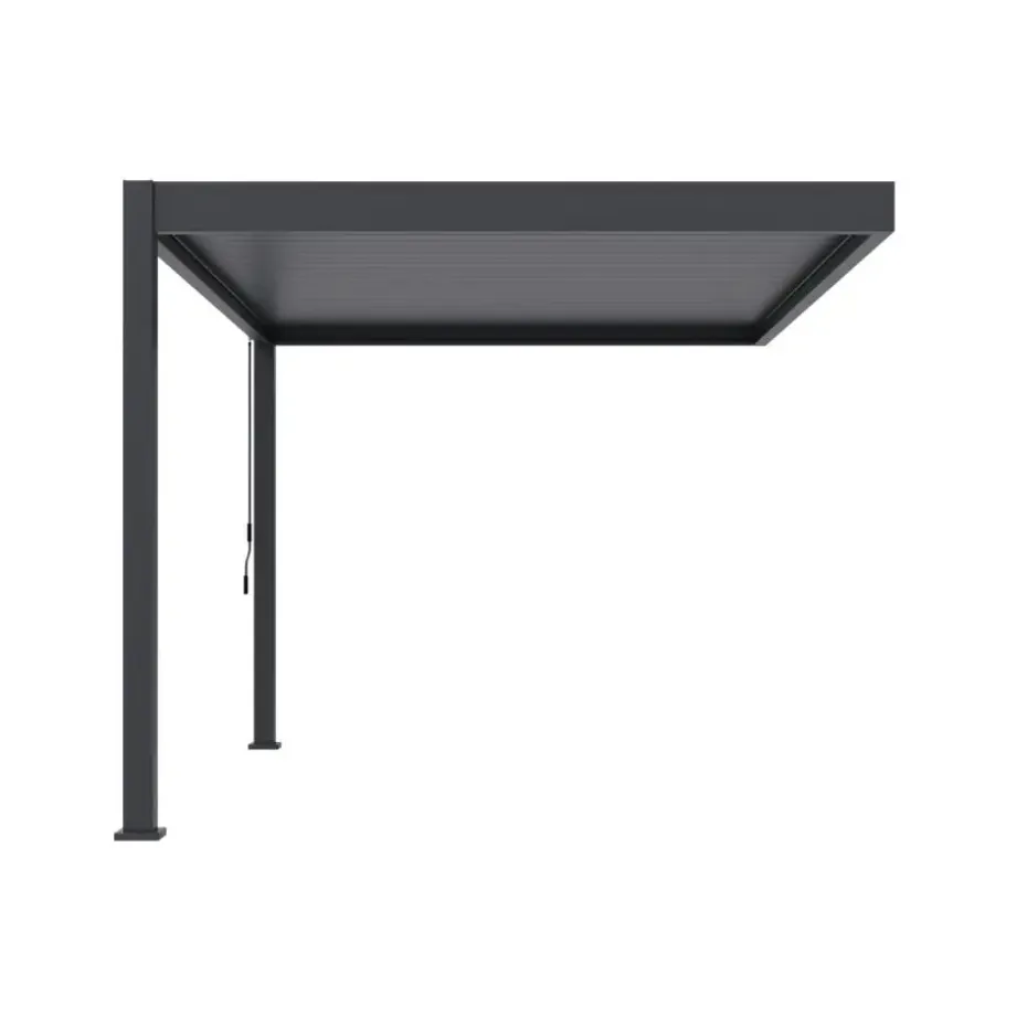 Orion Deluxe overkapping muur 300 x 400 cm antraciet