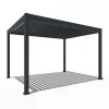 Orion Deluxe overkapping elektrisch met LED 300 x 400 antraciet