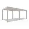 Orion Deluxe overkapping elektrisch met LED 300 x 600 cm grijs