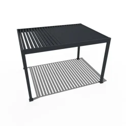 Orion Deluxe overkapping elektrisch met LED 360 x 400 antraciet
