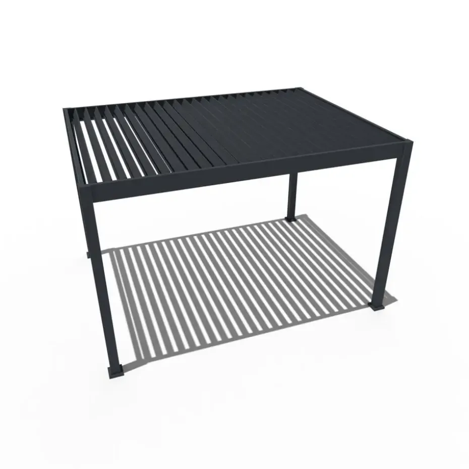 Orion Deluxe overkapping elektrisch met LED 360 x 400 antraciet