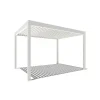 Orion Deluxe overkapping elektrisch met LED 300 x 400 cm wit