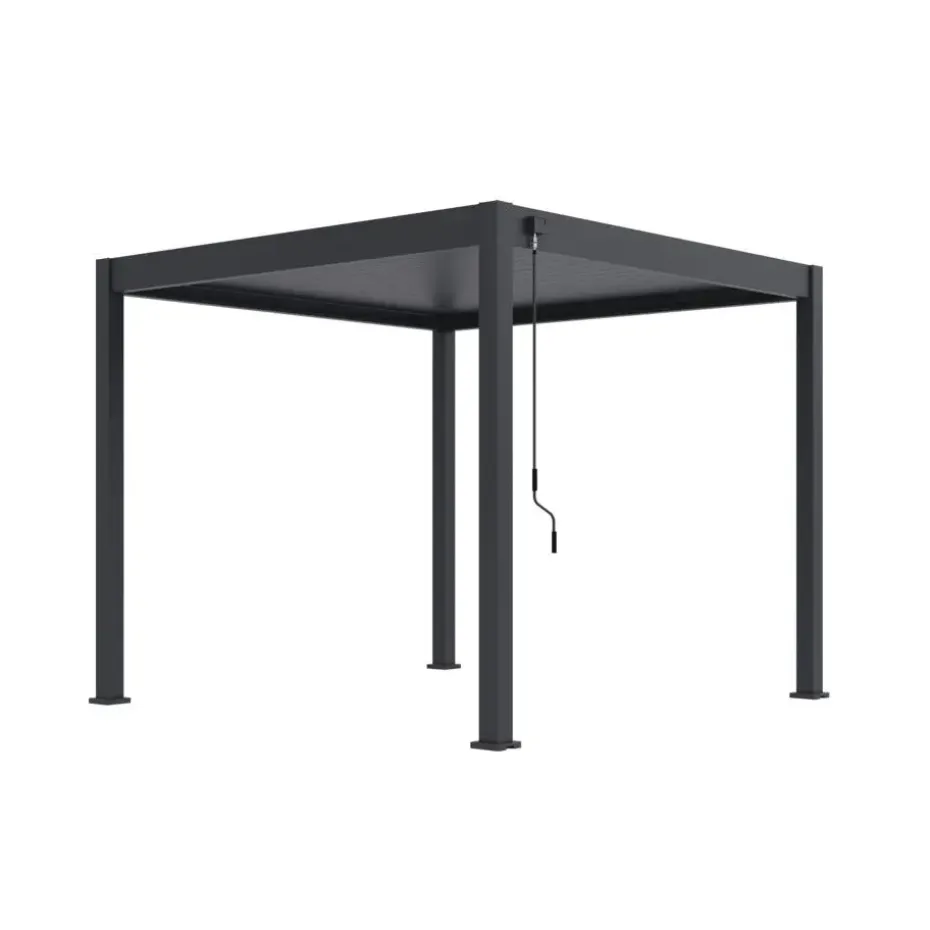 Orion Deluxe terrasoverkapping 300 x 300 cm antraciet
