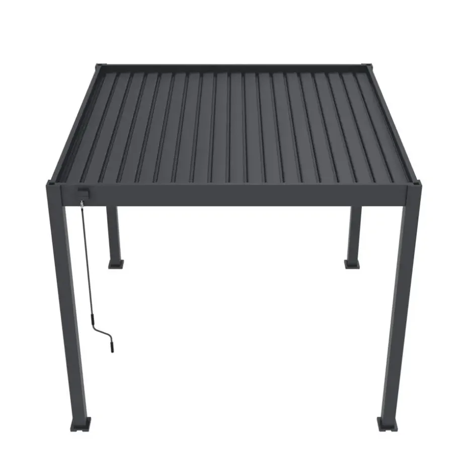 Orion Deluxe terrasoverkapping 300 x 300 cm antraciet