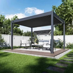 Orion Deluxe terrasoverkapping 300 x 400 cm antraciet