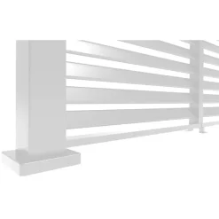 Orion louvre shutter paneel (voor 4M kant) wit 1 stuk