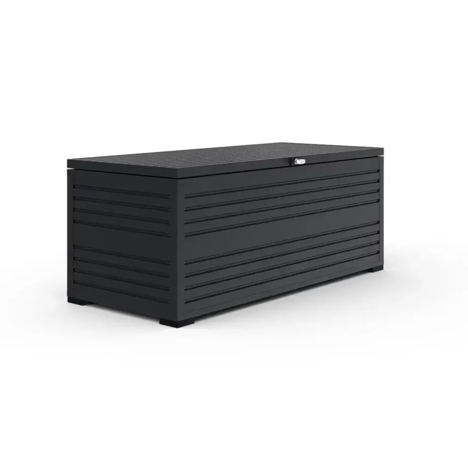 Orion Sit & Store aluminium opbergbox 280L antraciet
