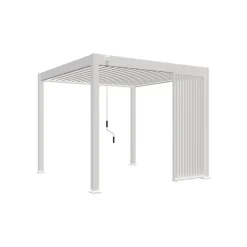 Orion verticaal louvre shutter paneel 1 meter wit