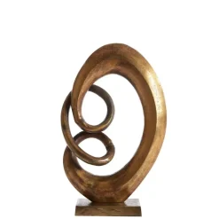 Ornament Eddy - Antiek Brons - 20x20x34cm