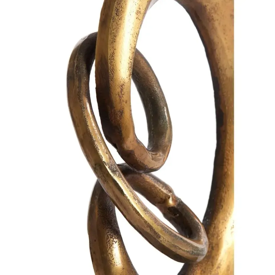 Ornament Eddy - Antiek Brons - 20x20x34cm