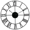 Ostaria Wandklok/muur klok - Nautisch - D36 cm - metaal - zwart