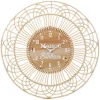 Ostaria Wandklok/muur klok - Ibiza stijl - D50 cm - naturel