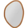 Ostaria Wandspiegel Flow - donker hout - organisch - 36 x 50 cm