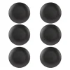 OTIX Bordenset Dinerbord Borden Plat Set van 6 Mat zwart Diameter 27cm