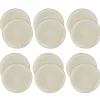 OTIX Dessert Ontbijt Bordenset 12 Persoons Beige 21cm Keramiek LILY