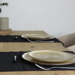 OTIX Dinerborden Bordenset 12 Persoons Goud Onderborden Kerst 27cm
