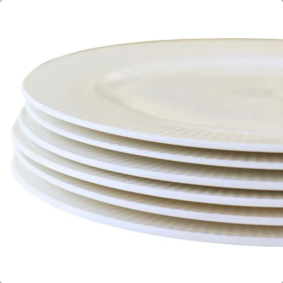 OTIX Dinerborden Bordenset 12 Persoons 27cm Wit Porselein LUNA