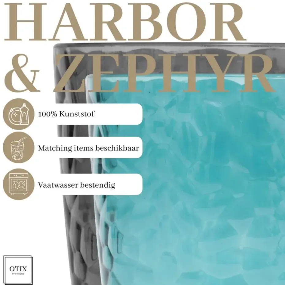OTIX Drinkglazen Harbor - Blauw
