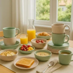 OTIX Koffiekopjes 12 stuks Aurora - Multikleur