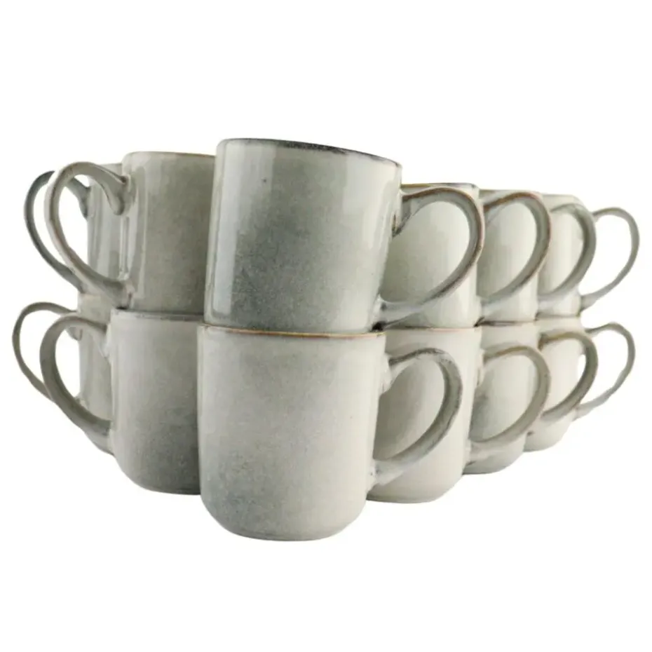 OTIX Koffiekopjes Met Oor Set van 12 Koffietassen Groot Theemok 420ML
