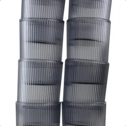 OTIX Kunststof Drinkglazen Herbruikbaar Set van 12 Waterglas Klein 350ml Tran...