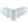 OTIX Mokken Set Wit met Goud 200ml Porselein 6 stuks DAISY