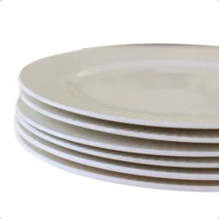OTIX Ontbijtborden Bordenset 6 Persoons 20cm Dessertbord Ontbijtborden Wit Po...