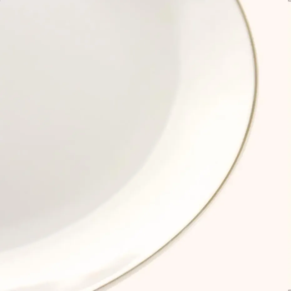 OTIX Ontbijtborden Dessert Gebaksbordjes Borden Set van 6 Stuks 20cm Wit met