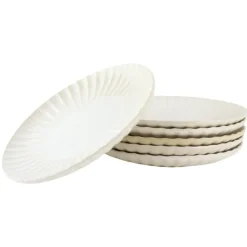 OTIX Ontbijtbordenset 6 Persoons Desertbord 21cm Wit Keramiek SOLIS