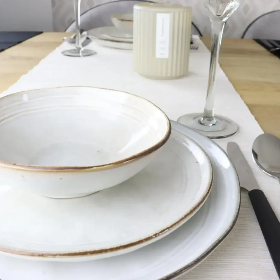 OTIX Soepkommen 6 Persoons Beige 15cm Soeptassen Keramiek LILY
