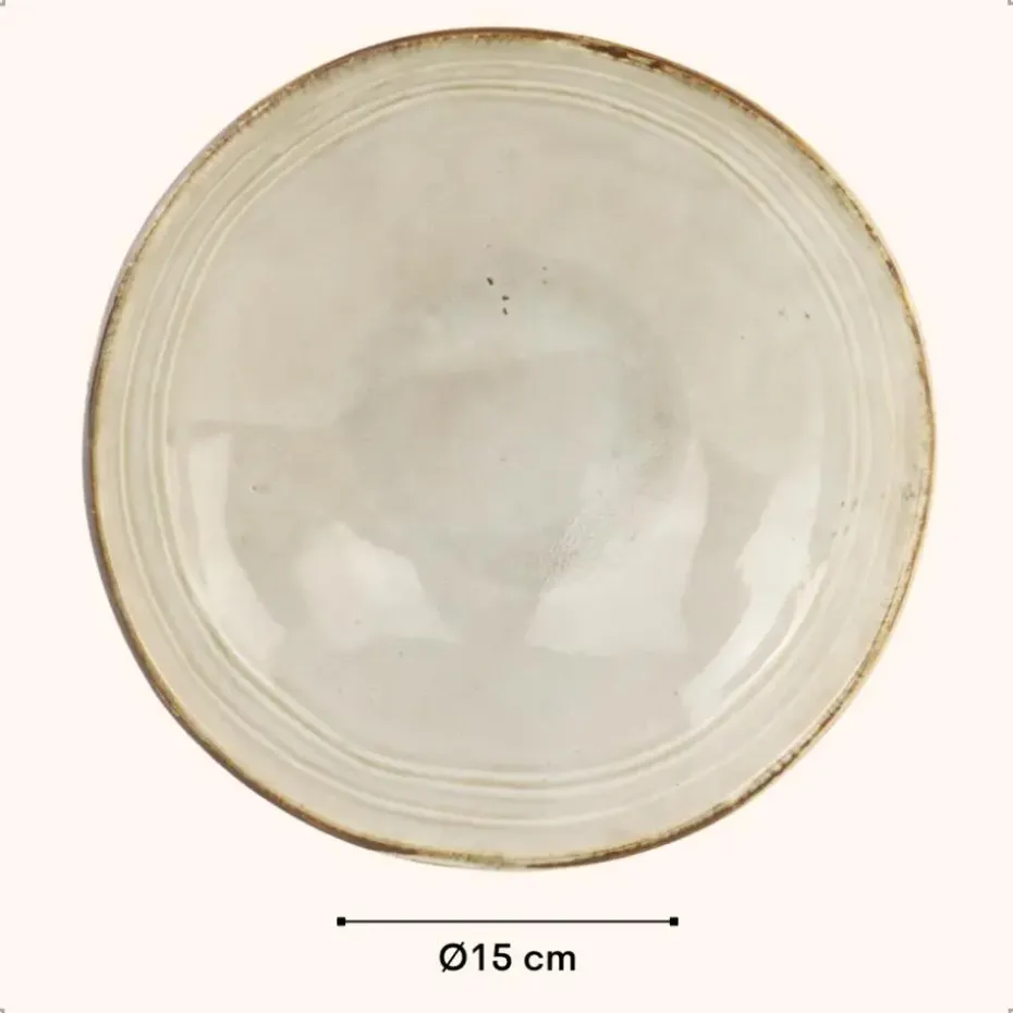 OTIX Soepkommen 6 Persoons Beige 15cm Soeptassen Keramiek LILY