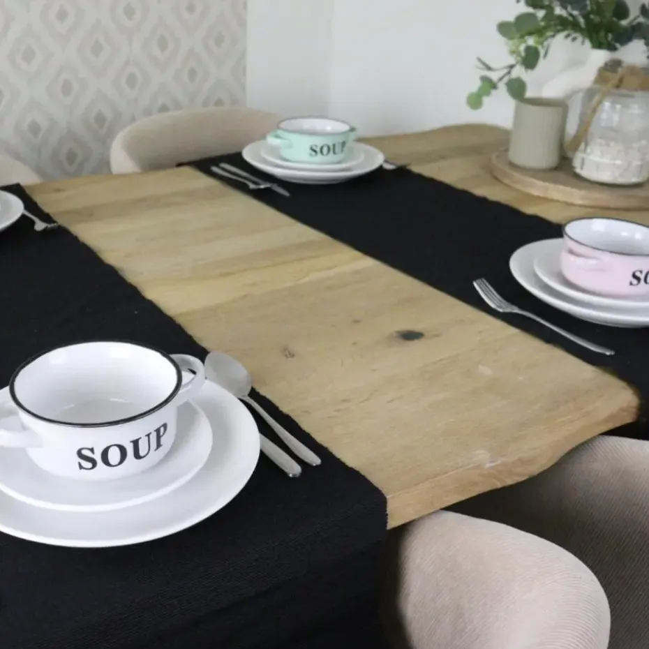 OTIX Soepkommen met Oor Set van 4 Schaaltjes 500ml Diverse Kleuren