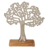 Out of the blue Levensboom - aluminium - houten voet - 33 cm