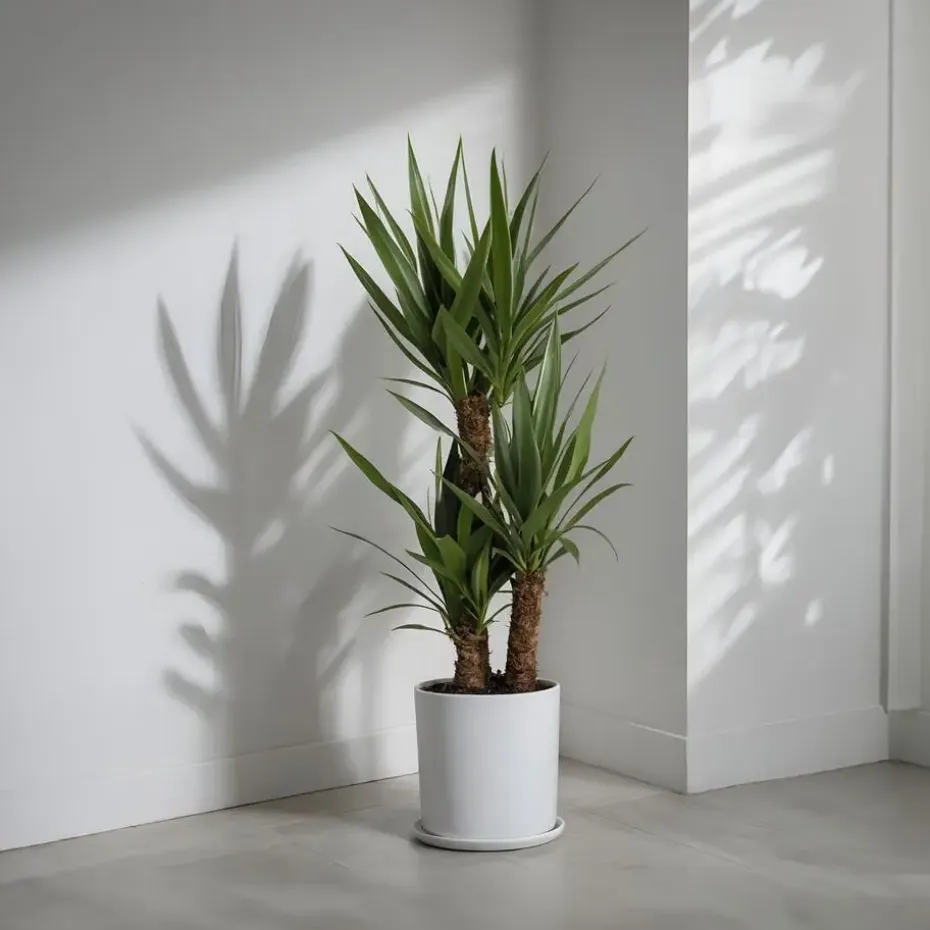 Palmlelie - Yucca elephantipes - Hoogte 70-80cm - ⌀21cm