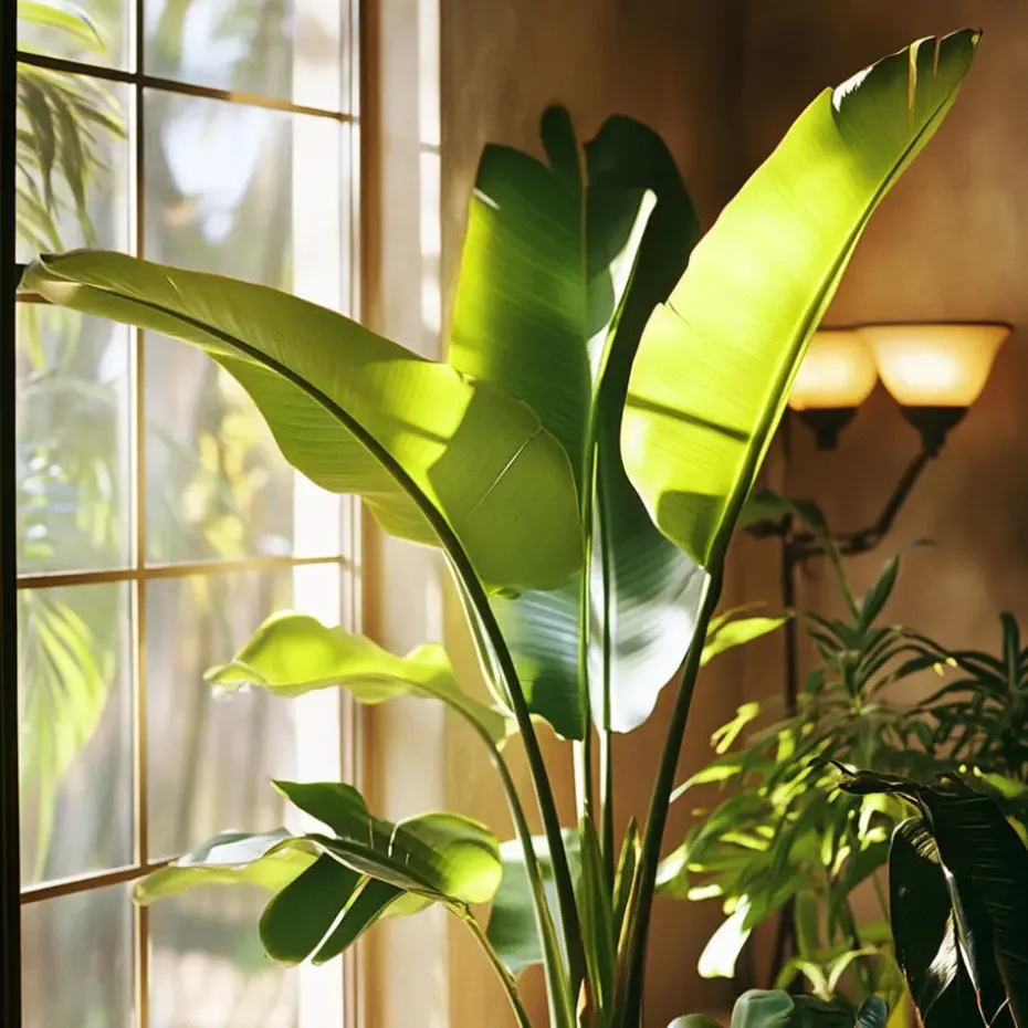 Paradijsvogelplant - Strelitzia nicolai - Hoogte 90-110cm - ⌀21cm