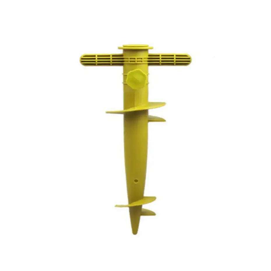 Parasolharing - geel - kunststof - D22-32 mm x H31 cm