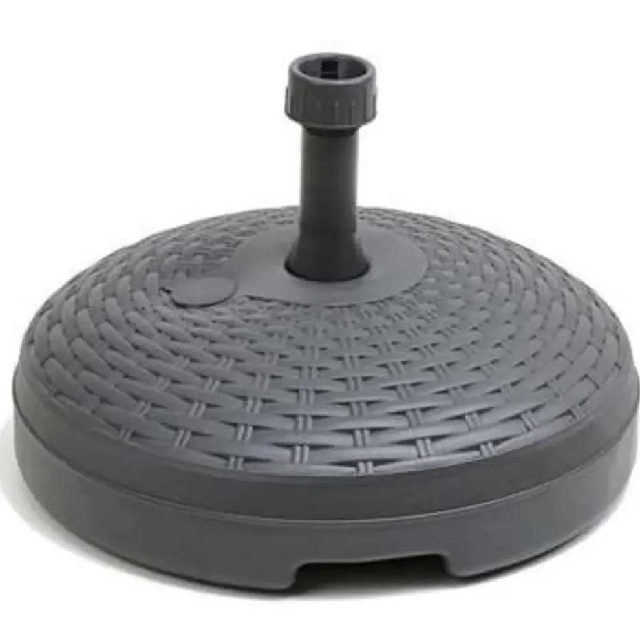 Parasolvoet - rond - antraciet - 45 cm - kunststof