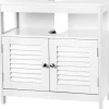 Parya Home - Wastafelonderkast -Badkamerkast - 2 Deuren - Wit