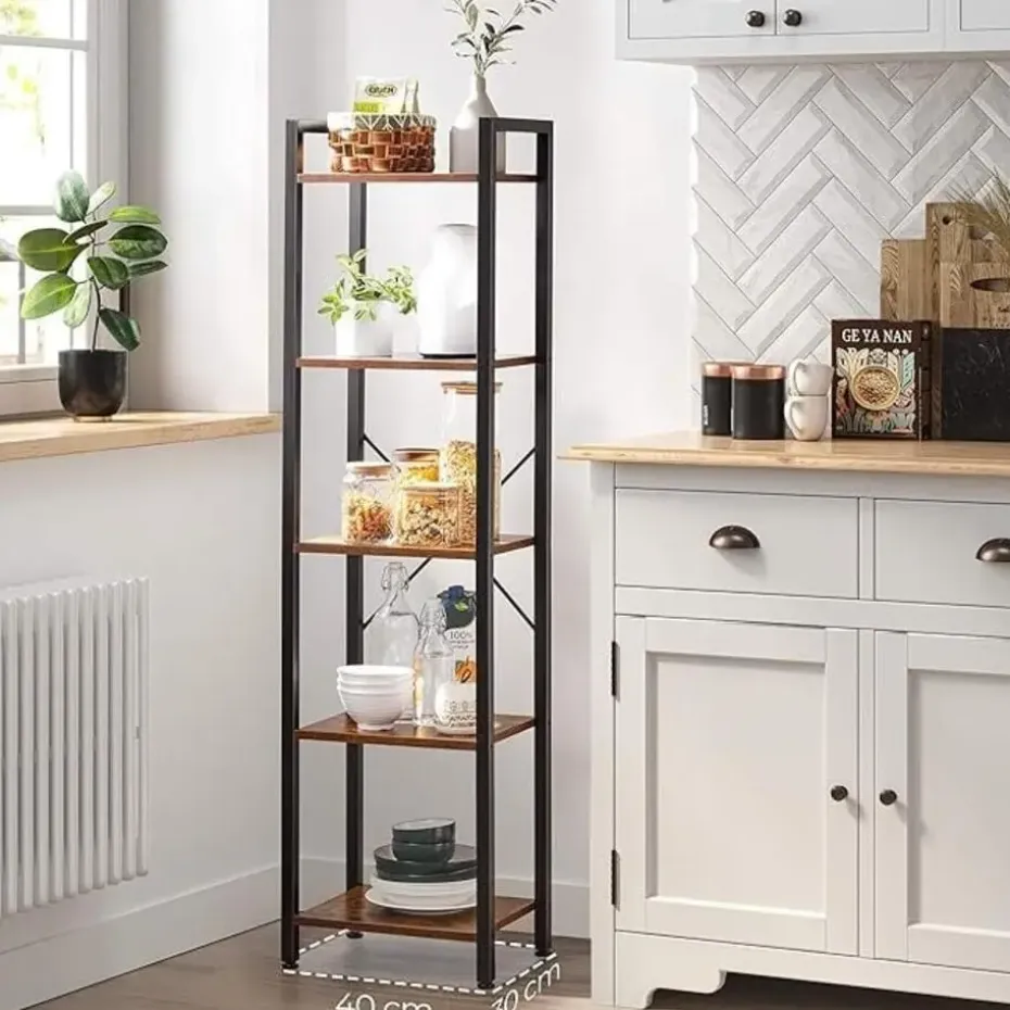Parya Home Opbergrek met stalen frame, voor woonkamer