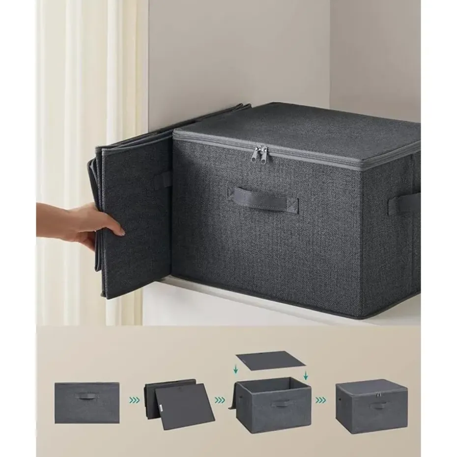 Parya Home Opvouwbare opbergdozen, 6 stuks