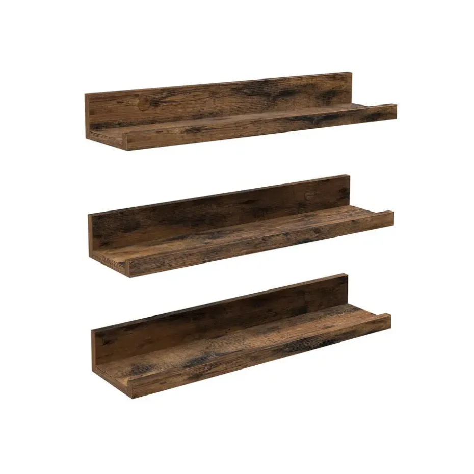 Parya Home wandplanken, set van 3, zwevende planken