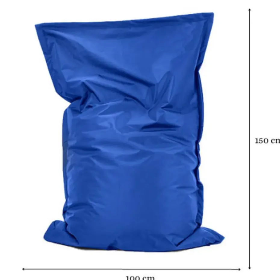 Parya Zitzak Nylon - Zitzakfauteuil - Woonkamerzitzak - Kobalt - 100 x 150