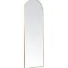 Passpiegel Arch - goudkleurig aluminium - 145x45 cm