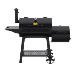 Patton Smoker Houtskoolbarbecue Oklahoma - Zwart