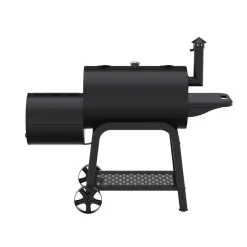 Patton Smoker Houtskoolbarbecue Oklahoma - Zwart