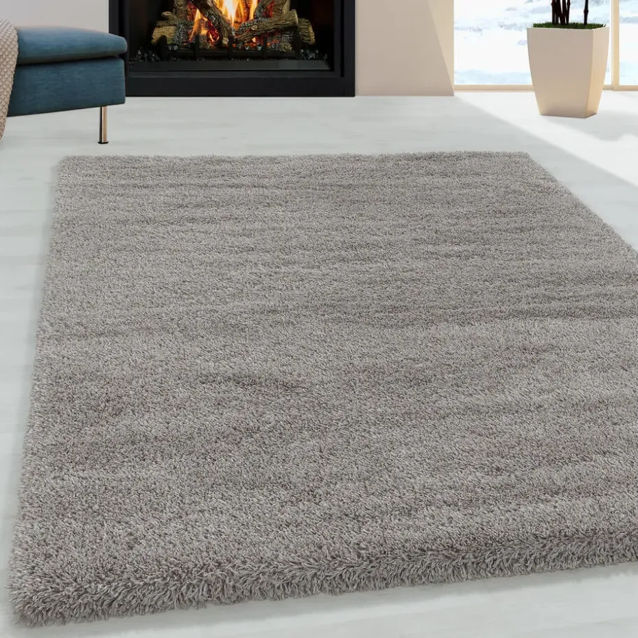 Pearl Soft Hoogpolig Vloerkleed Beige - 160x230 CM