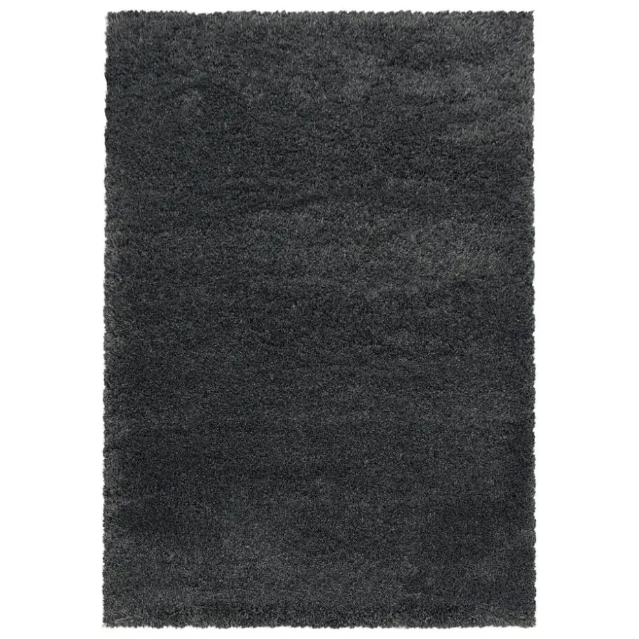 Pearl Soft Hoogpolig Vloerkleed Grijs - 200x290 CM