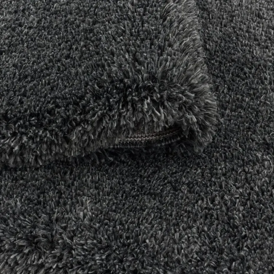 Pearl Soft Hoogpolig Vloerkleed Grijs - 200x290 CM