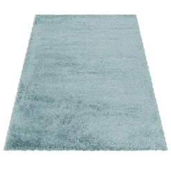 Pearl Soft Hoogpolig Vloerkleed Blauw - 140x200 CM